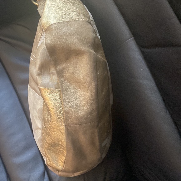 Coach Gold Hobo Shoulder Bag - Picture 7 of 10
